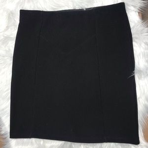 Forever 21 Black Pencil Mini Skirt